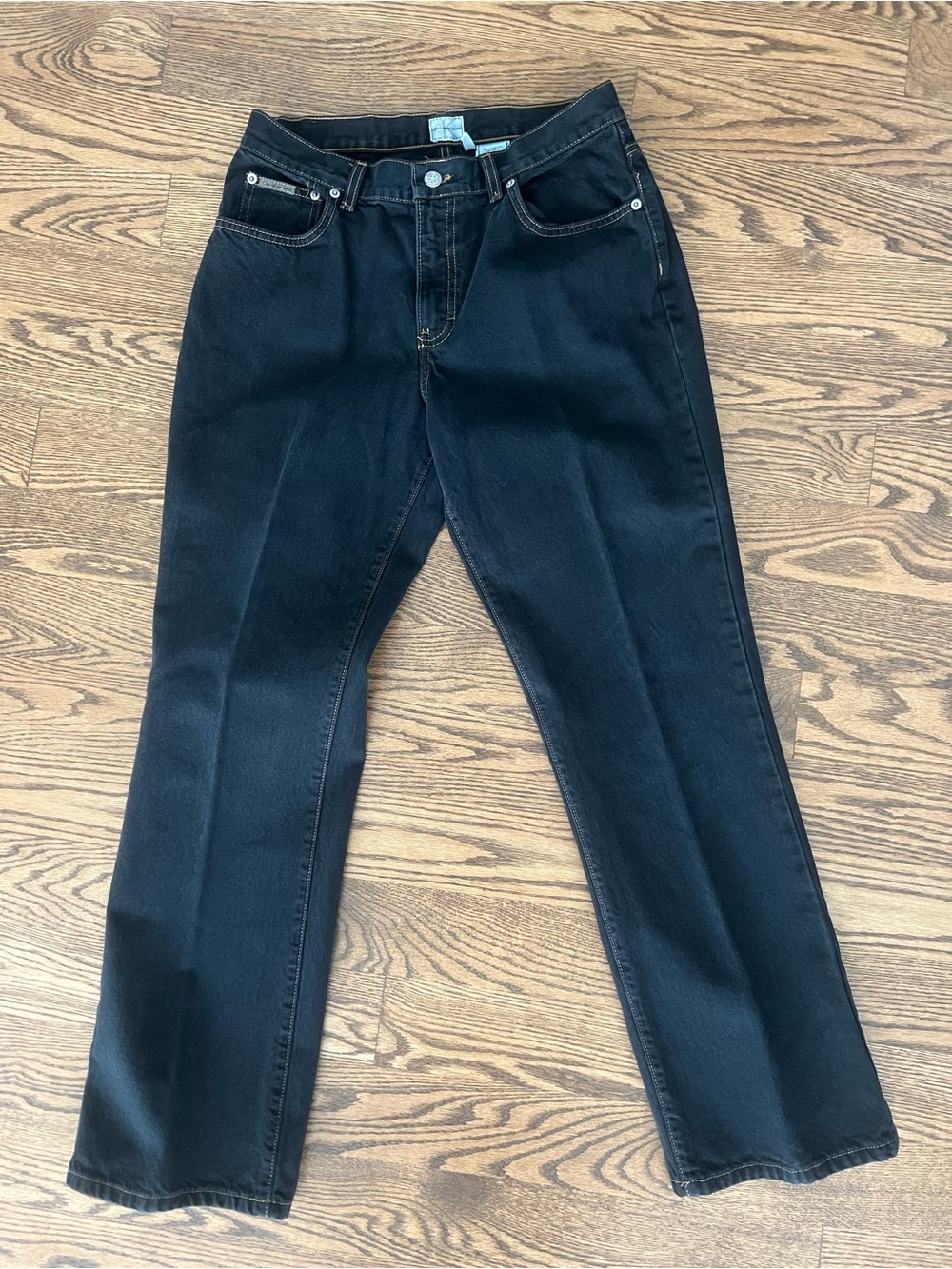 Calvin Klein Jeans Women's Black Straight-Leg Jeans